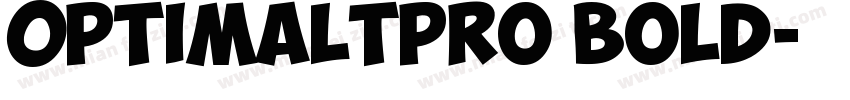 0ptimaLTPro Bold字体转换